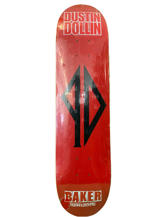 Baker Dustin Dollin Piss Drunk Logo Red 7.75" Classic Skateboard Deck