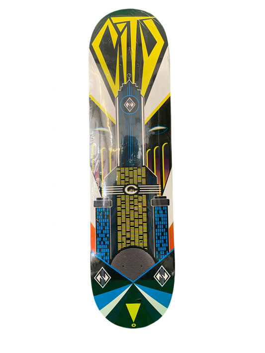 City Skateboards Skyscraper 7.75" Classic Skateboard Deck