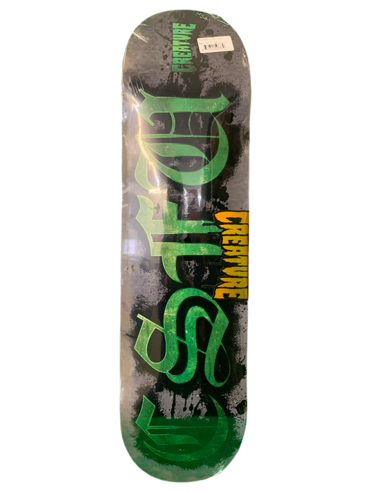 Creature CSFU Video Logo 8.5" Classic Skateboard Deck