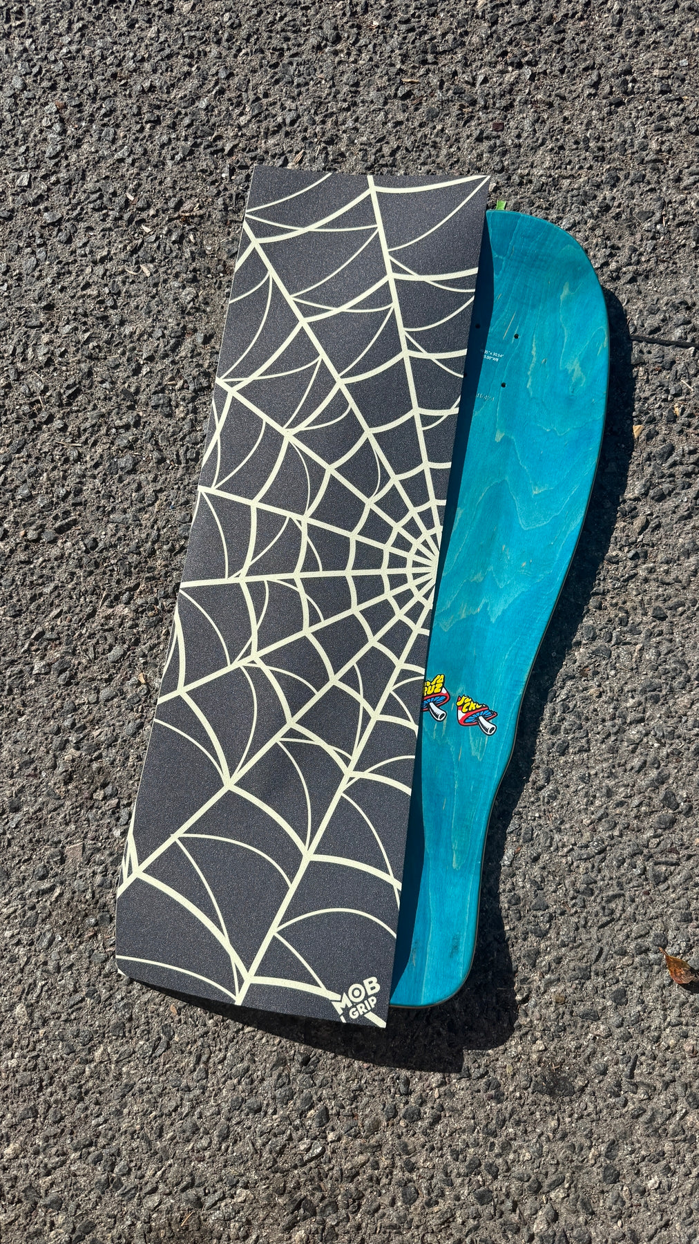 Mob Glow Web Grip Tape 10" x 33" Skateboard Grip Tape
