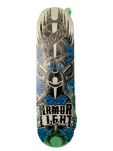 Darkstar Armor Light Grey/Blue 8.3" Classic Skateboard Deck