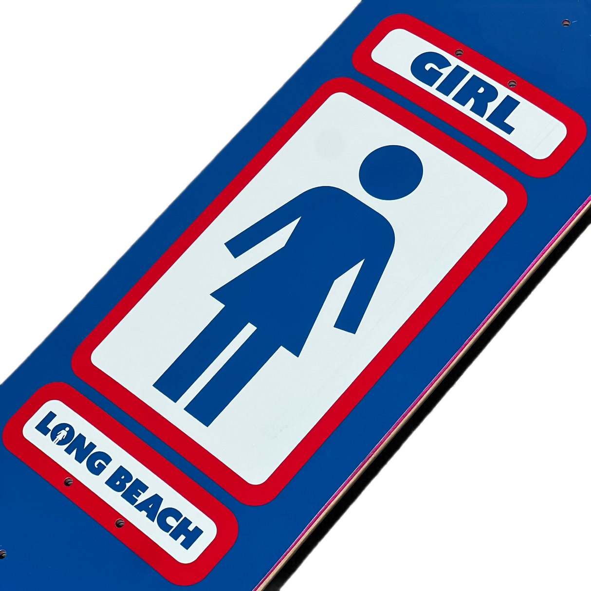 Girl x LB Skate We OG 93' Til Long Beach Pearl Blue Skateboard Deck