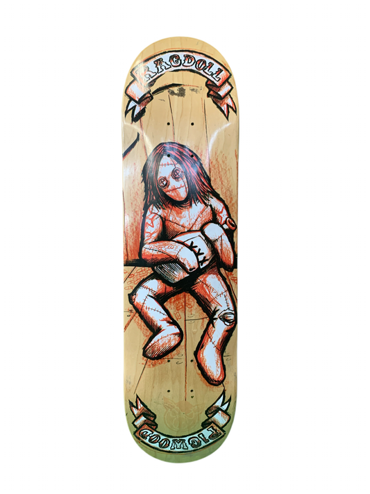 Pig Wood Ragdoll Puppet 8.25" Classic Skateboard Deck
