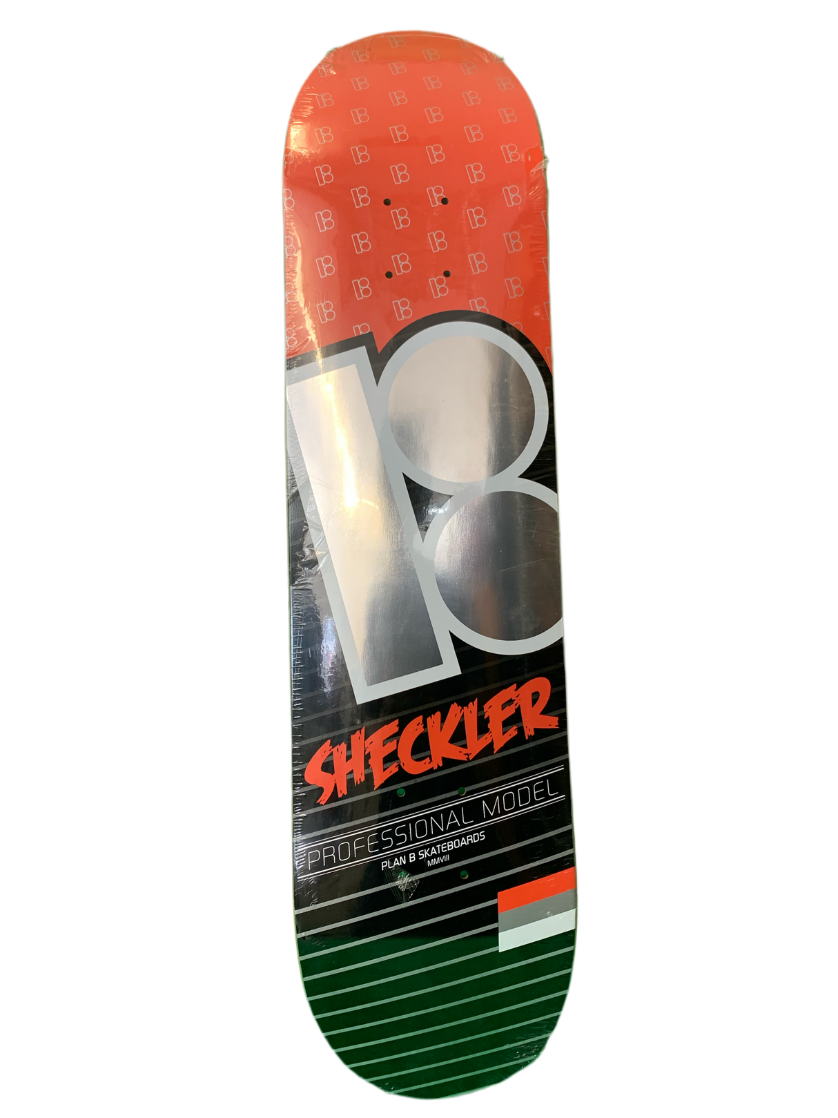 Plan B Ryan Sheckler Black/Red/Silver 7.75" Skateboard Deck