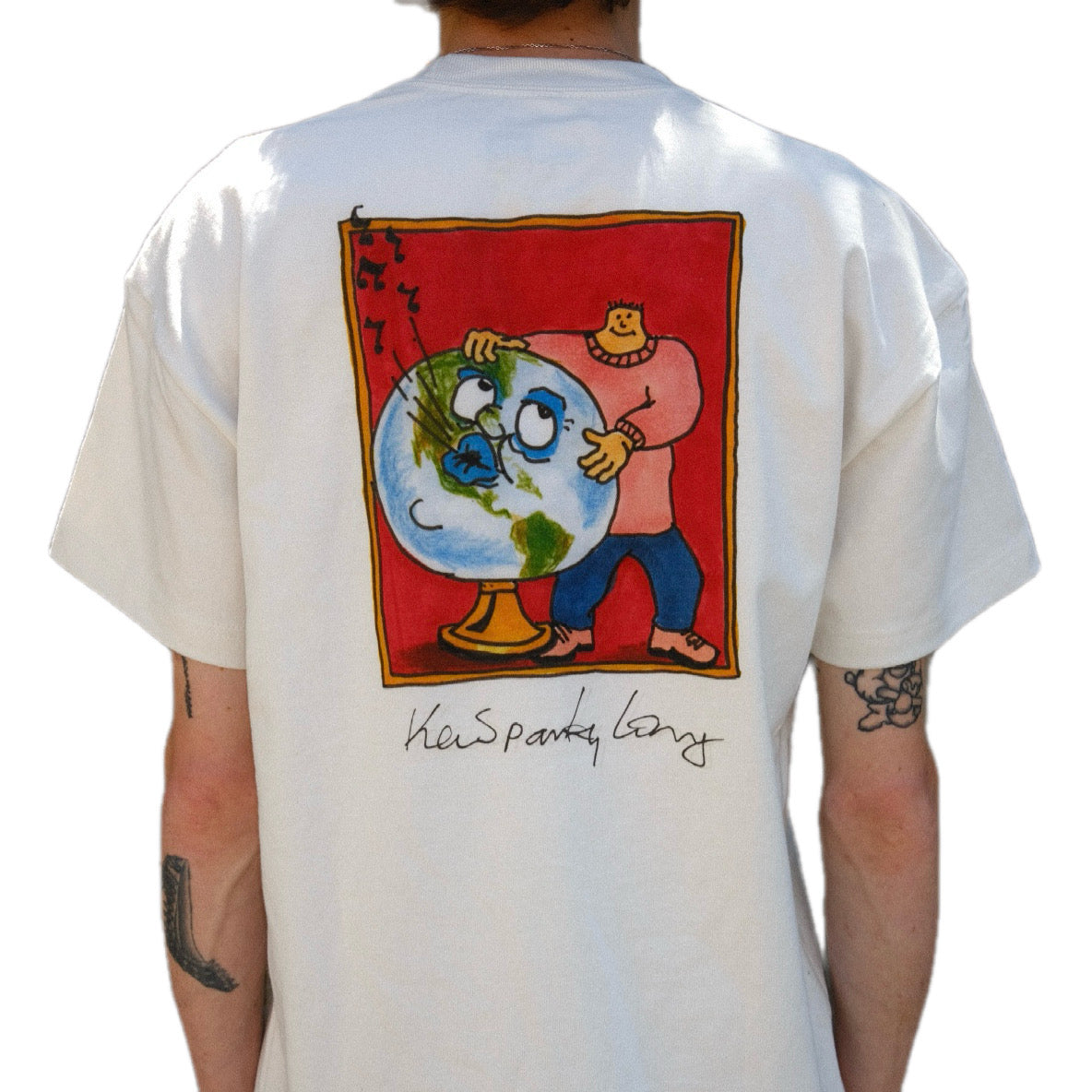 Long Beach Skate Co Postcard From Kevin "Spanky" Long Bone S/s Shirt