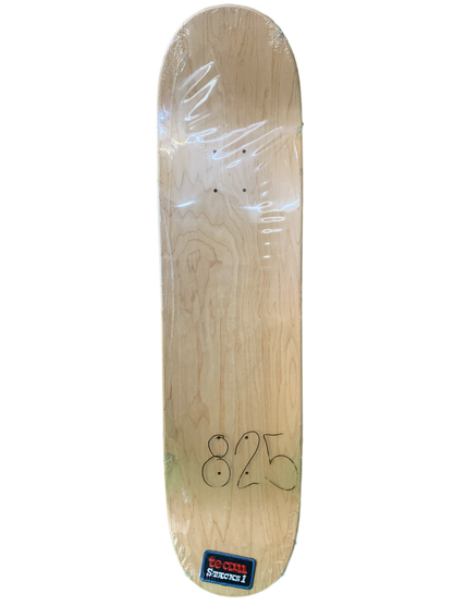 Commonwealth Stacks Team Logo Blue/Red 8.25" Classic Skateboard Deck