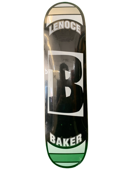 Baker Jeff Lenoce B Stamp Black/Grey 7.8" Classic Skateboard Deck