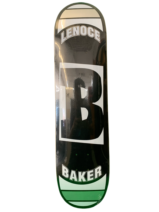 Baker Jeff Lenoce B Stamp Black/Grey 7.8" Classic Skateboard Deck
