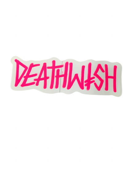Deathwish Deathspray Clear Assorted Sticker 6" x 2"