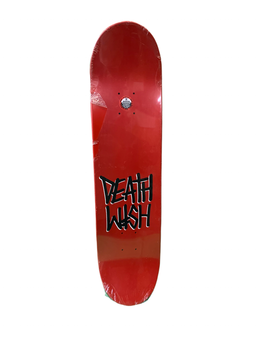 Deathwish Team Gang Logo Red 2008 7.8" Classic Skateboard Deck