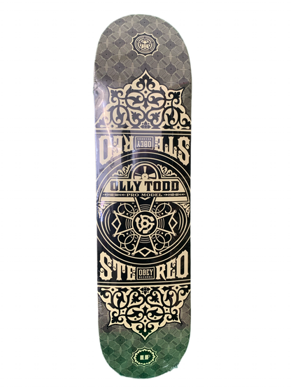 Stereo Olly Todd Obey Shepard Fairey Guest 7.75" Classic Skateboard Deck