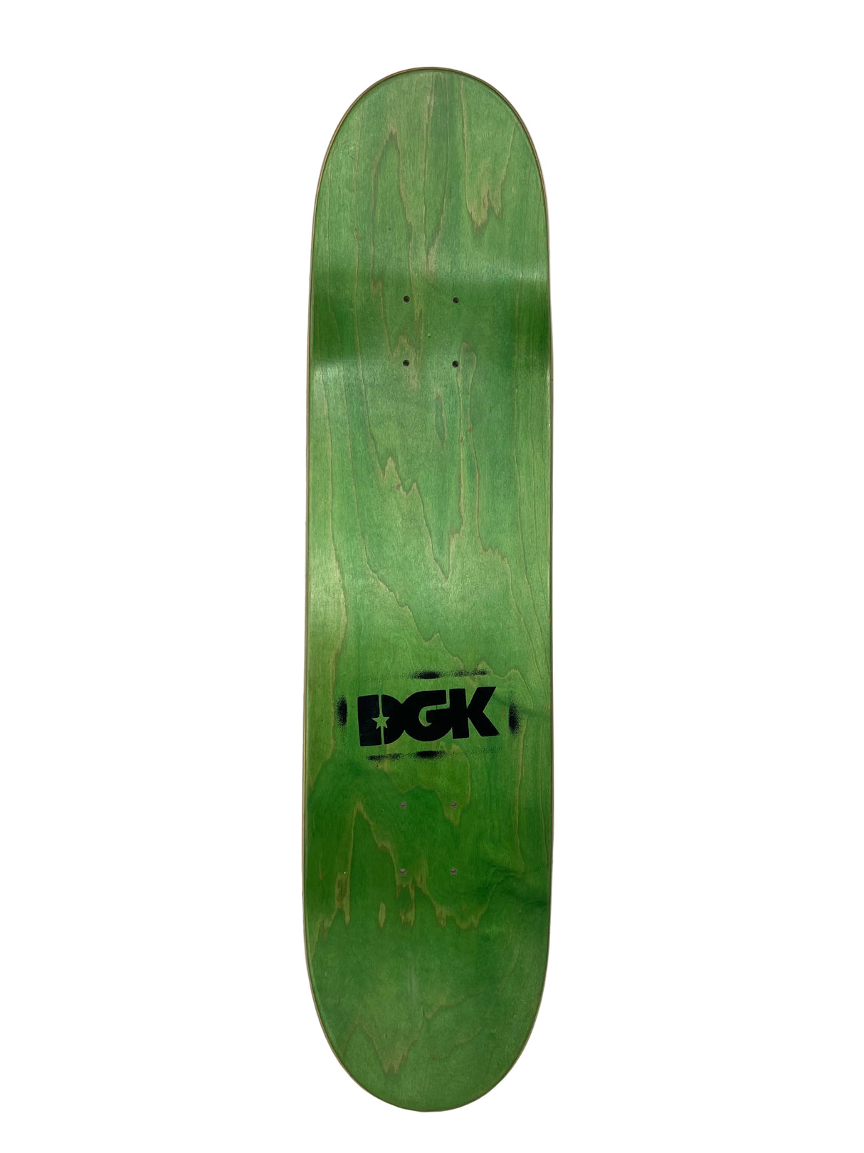 DGK John Shanahan Keep It Low Hockey Mask Multi Size 8.06" Vintage NOS Deck Scuffed Graphic