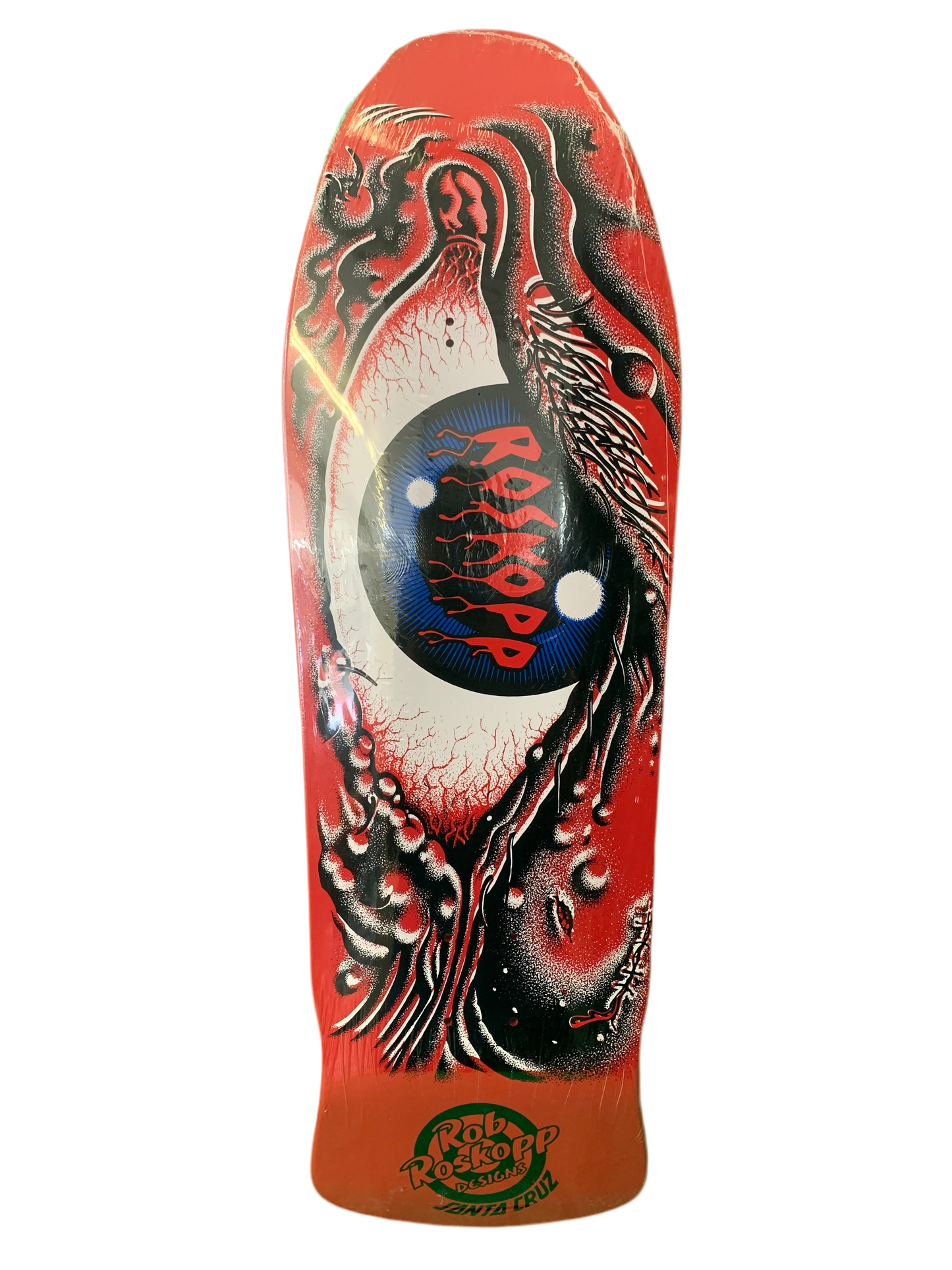 Santa Cruz Roskopp Eye Red Reissue 10" Classic Skateboard Deck