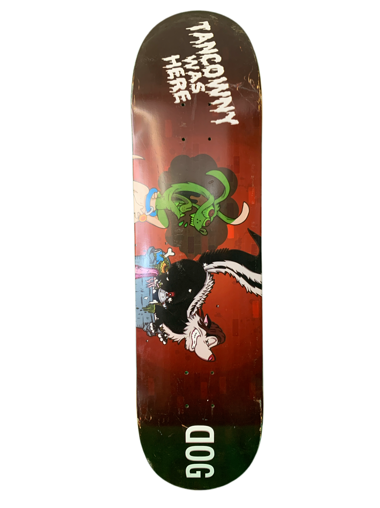 Dog Tancowny Was Here Skunk 8.25" Classic Skateboard Deck