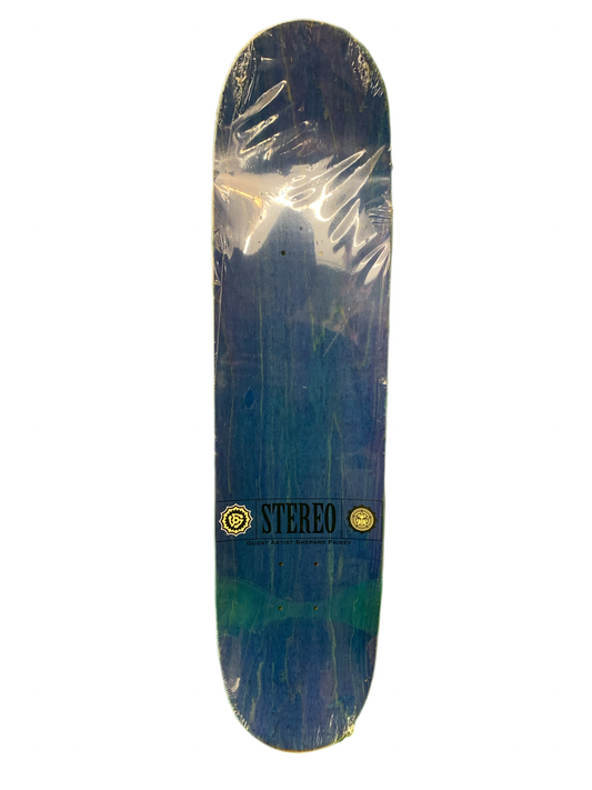 Stereo Olly Todd Obey Shepard Fairey Guest 7.75" Classic Skateboard Deck