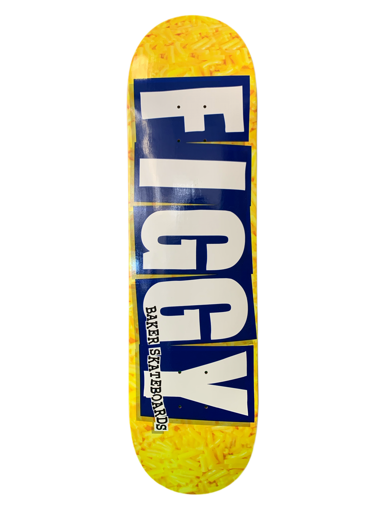 Baker Justin "Figgy" Figueroa Mac & Cheese Logo 8.25" Classic Skateboard Deck