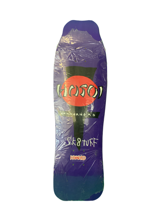 Krooked x Hosoi Hammerhead Purple 9" Shaped Classic Skateboard Deck