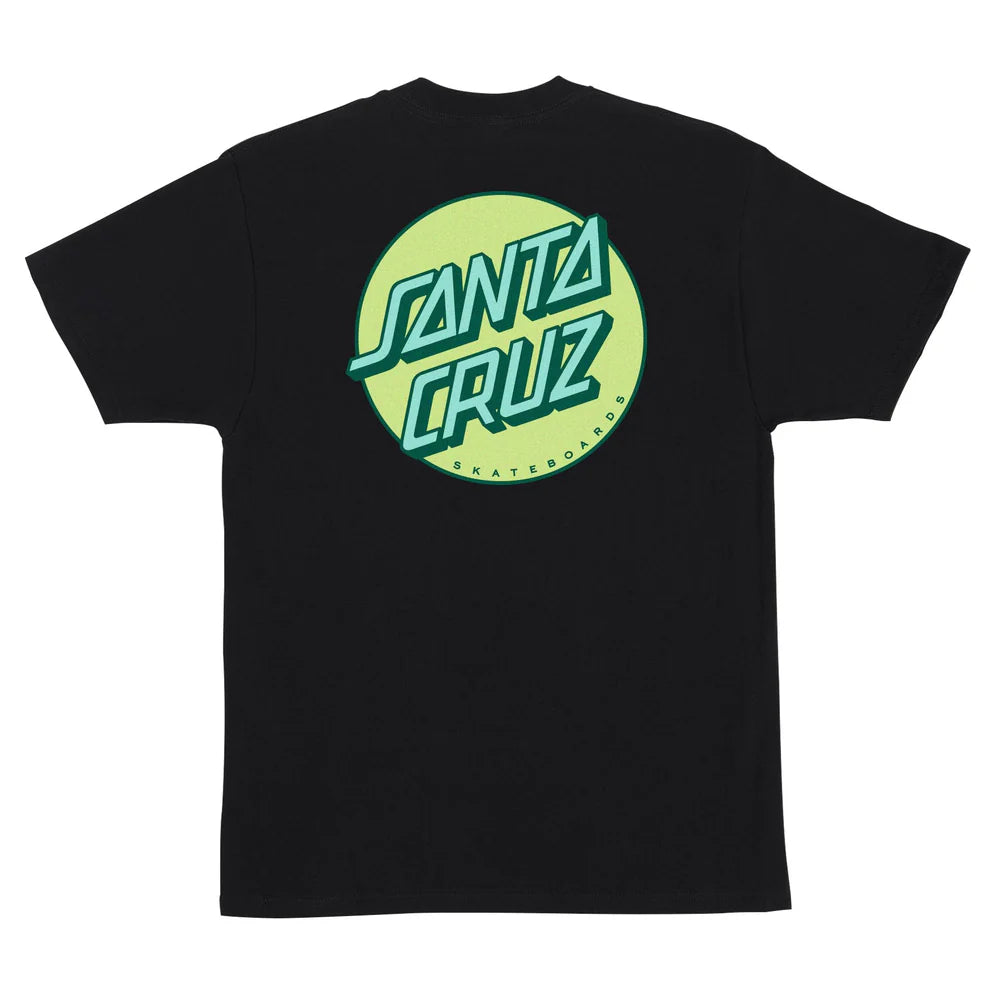 Santa Cruz Other Dot Black Brown Teal Heavyweight S/s Shirt