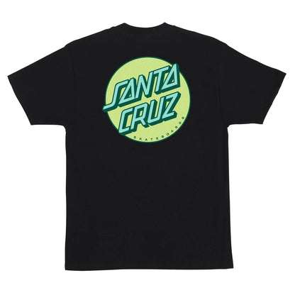 Santa Cruz Other Dot Black Brown Teal Heavyweight S/s Shirt