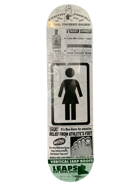 Girl Classifieds 8" Classic Skateboard Deck