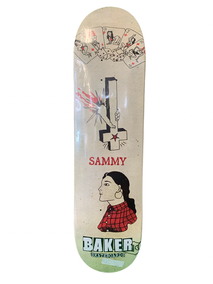 Baker 2010 Sammy Baca Tattoos 8" Classic Skateboard Deck