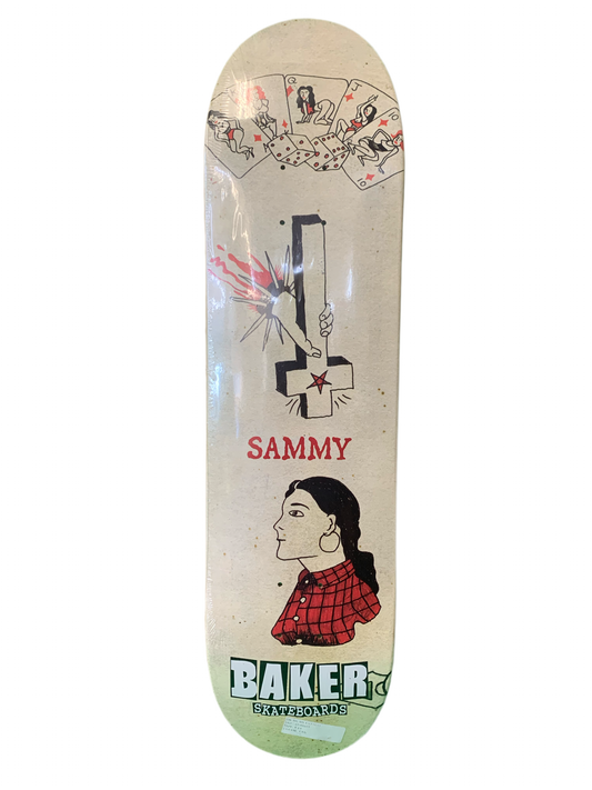 Baker 2010 Sammy Baca Tattoos 8" Classic Skateboard Deck