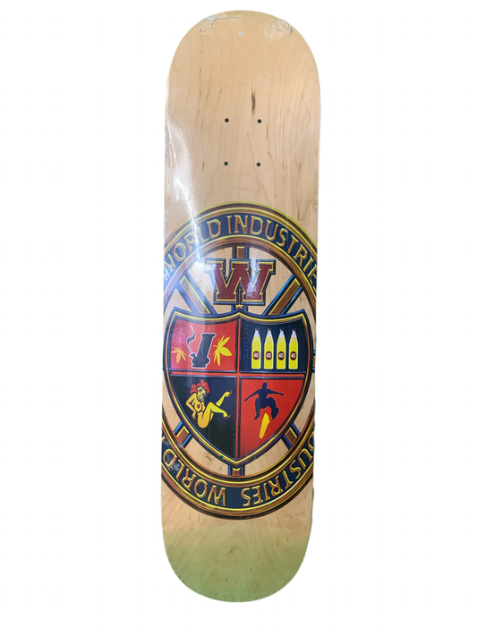 World Industries Coat of Arms 8" Classic Skateboard Deck