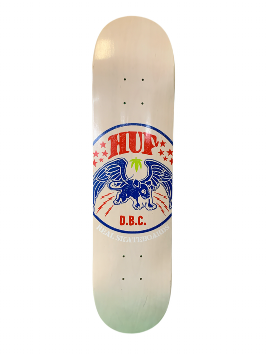 Real Skateboards HUF D.B.C. 7.6" Classic Skateboard Deck