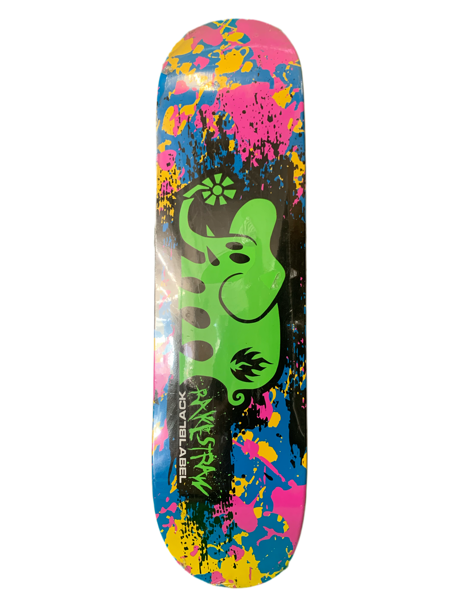 Black Label Pat Rakestraw Elephant Logo Paints 8.1" Classic Skateboard Deck