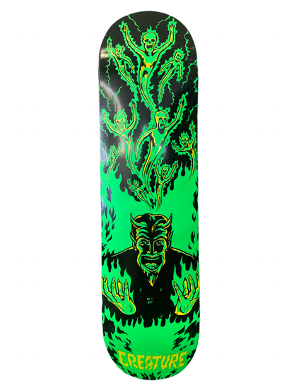 Creature Casting Spirits Green/Black 8" Classic Skateboard Deck