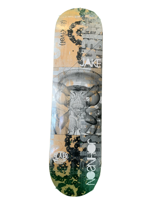 Alien Workshop Archival Jake Johnson Grey 8.1" Classic Skateboard Deck