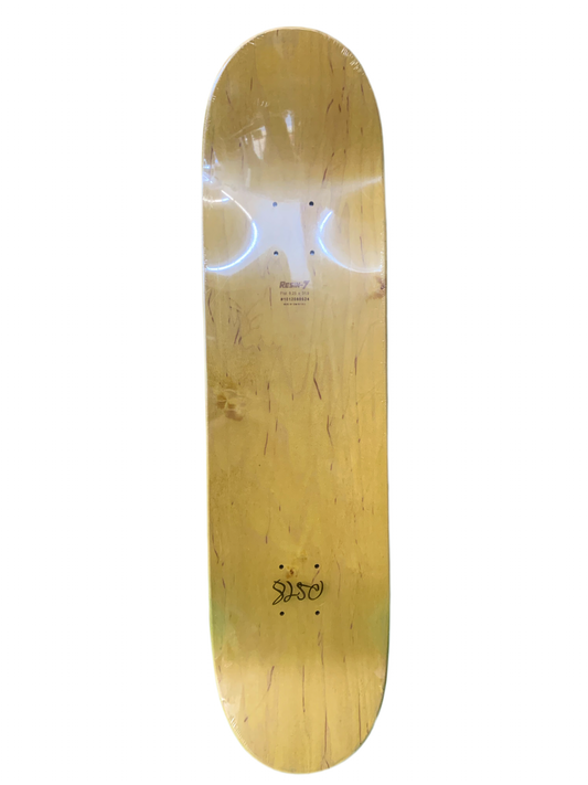 Cliche Maps Black/Multi 8.25" Classic Skateboard Deck