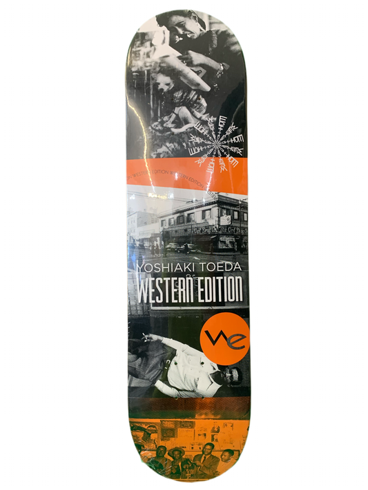 Western Edition Yoshiaki Toeda Orange Size 7.75" Skateboard Deck