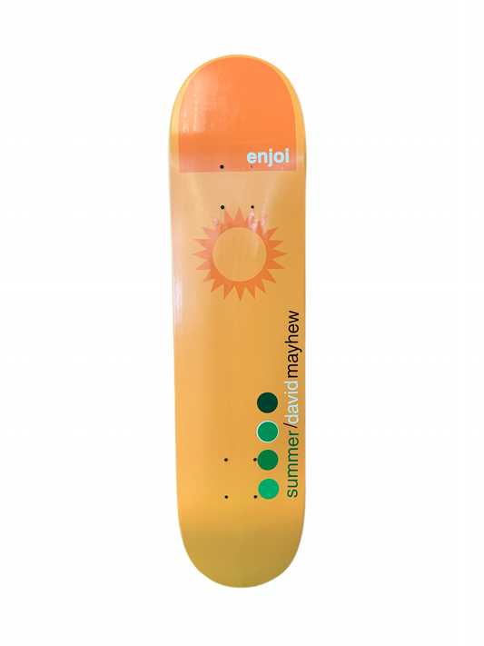 Enjoi Weather Series Summer David Mayhew 7.6" Classic Skateboard Deck