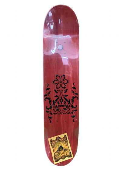 Bummer High Team Logo Black/Green 7.5" Classic Skateboard Deck