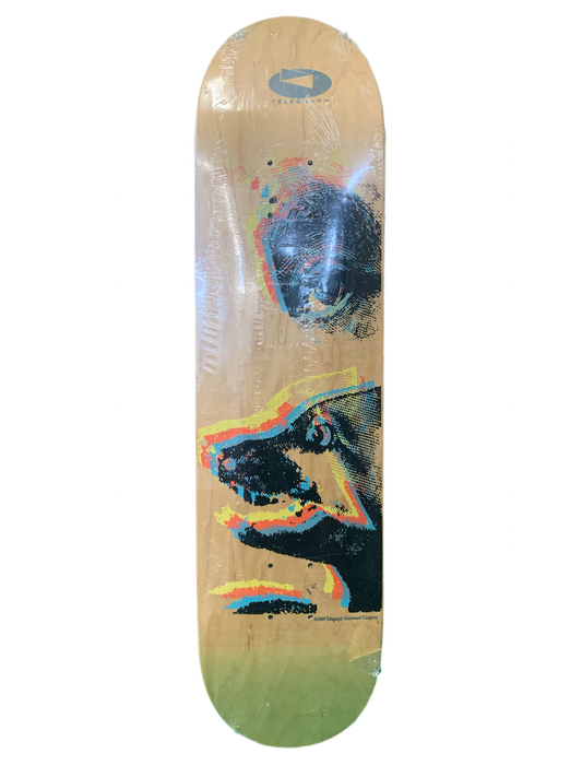 Telegraph CMYK Face Blots 7.8" Classic Skateboard Deck