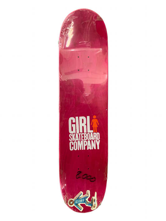 Girl Time To Skate 8" Classic Skateboard Deck