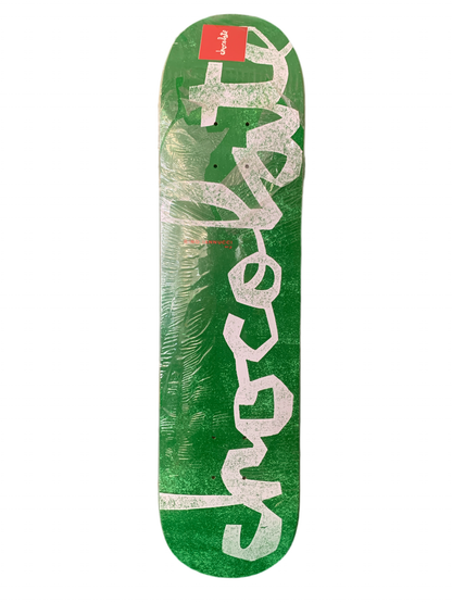 Chocolate Gino Iannucci No. 2 Logo Green/White 8" Classic Skateboard Deck