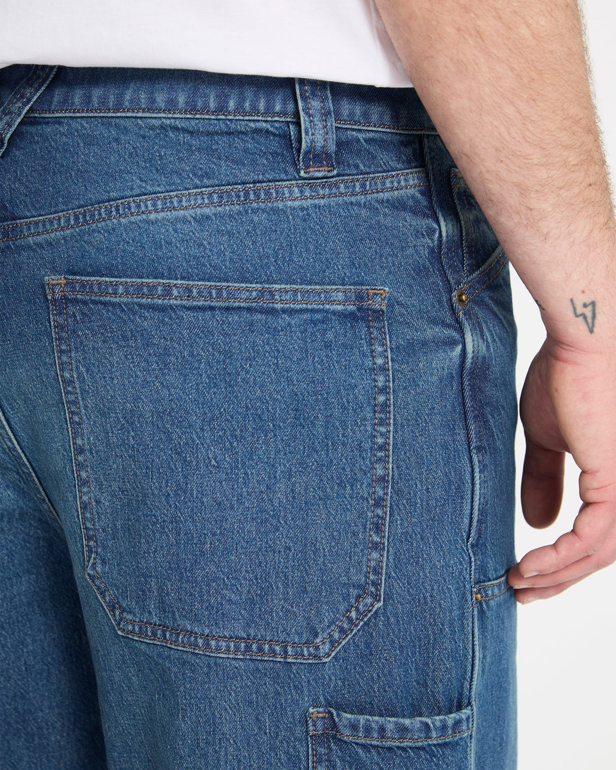 Volcom Work Carpenter Denim Park Blue Pants