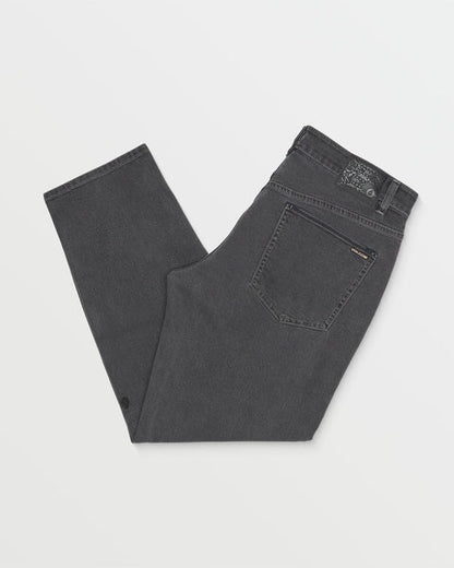 Volcom Modown Relaxed Fit Tapered Carbon Jeans