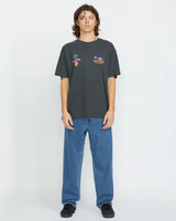 Volcom Modown Relaxed Fit Tapered Standard Issue Blue Jeans