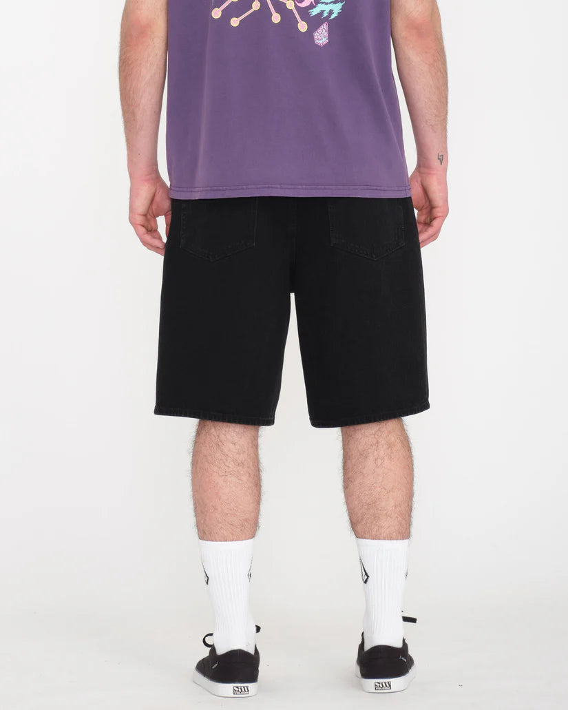 Volcom Billow Denim New Black Shorts