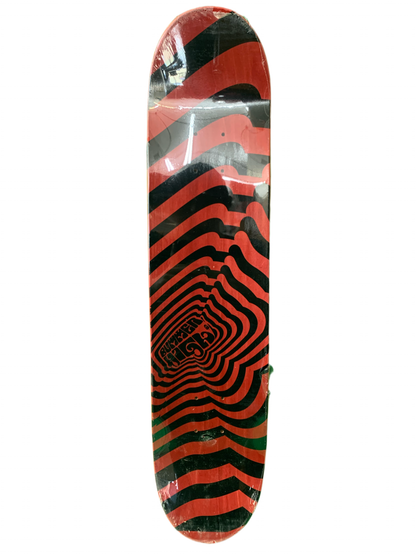 Bummer High Groovy Red/Black 7.5" Classic Skateboard Deck