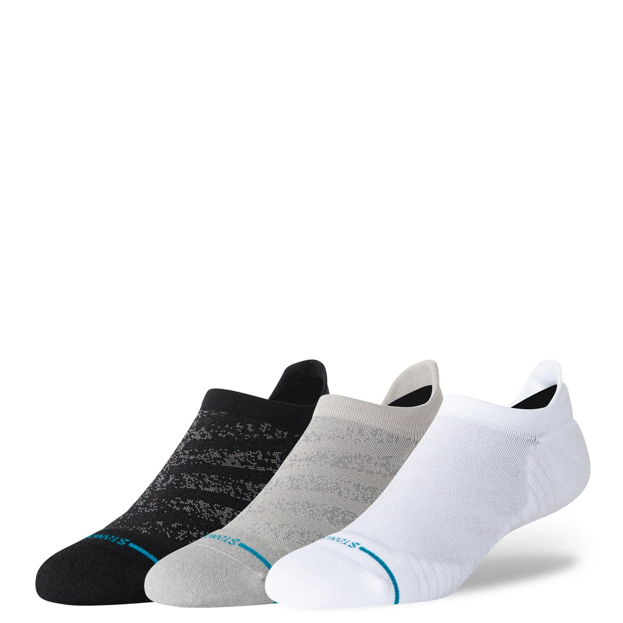 Stance Light Performance Multi Colored 3 Pack Run Tab Socks