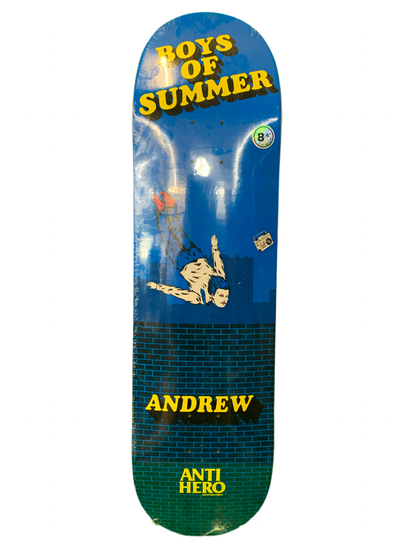 スケートボードデッキ　 ANTI HERO Andrew Allen Anti Hero Andrew Allen Boys Of Summer 8.4