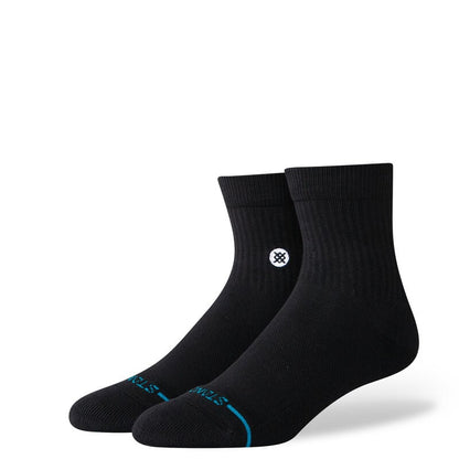 Stance Icon Quarter Black Socks