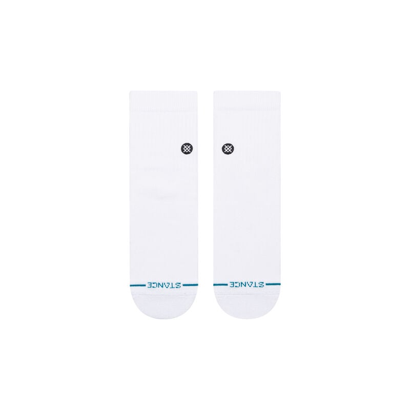 Stance Icon Quarter White Large Socks