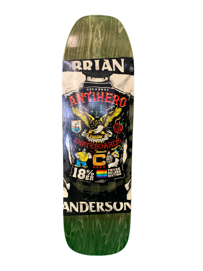 Anti-Hero Brian Anderson Flying Colors 9.25" Classic Skateboard Deck