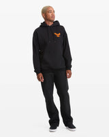 Volcom Hammered Black Pullover Hooded Sweatshirt