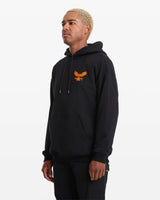 Volcom Hammered Black Pullover Hooded Sweatshirt